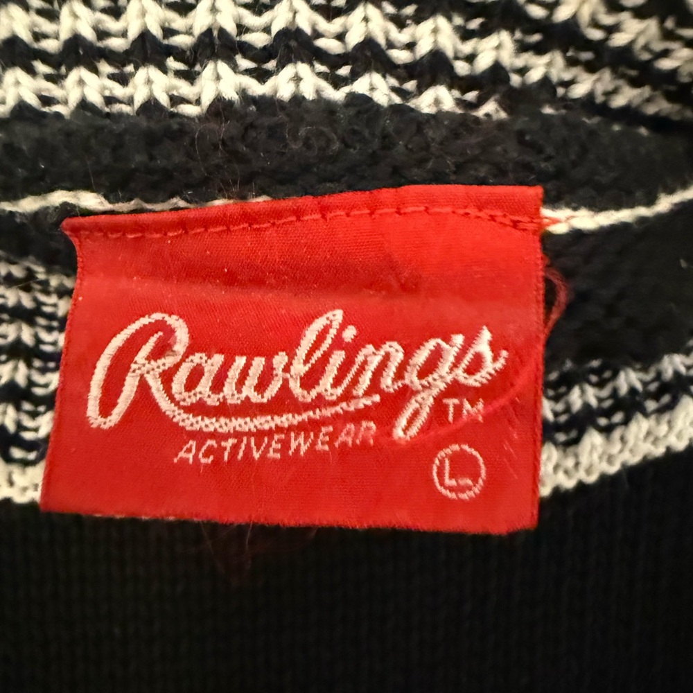 Rawlings Cat Boatneck Knit Sweater Vintage Rare - Picture 12 of 14